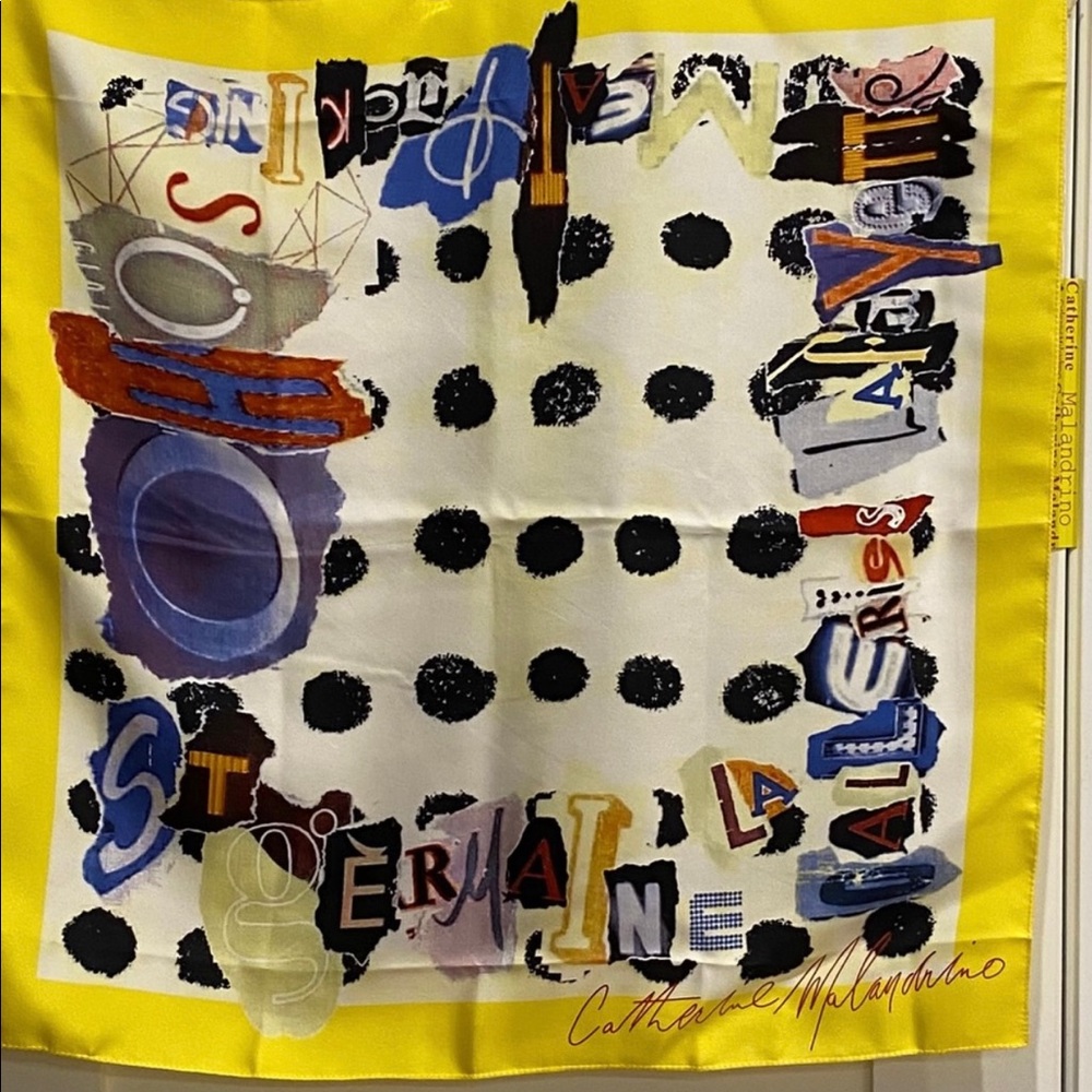 Catherine Malandrino New York Theme Scarf NIB